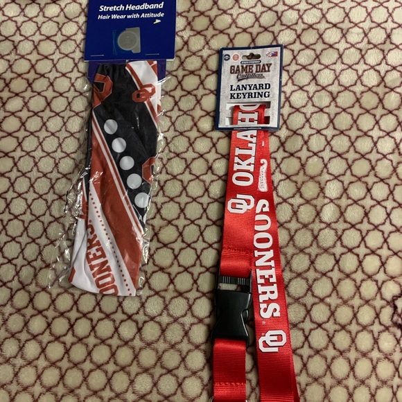OU lanyard keyring and stretch headband - Picture 3 of 4